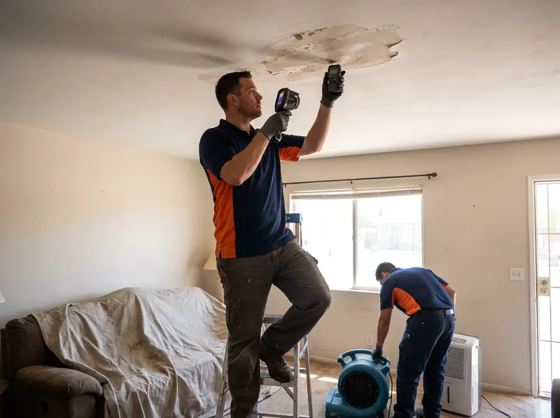 Ceiling & Roof Leak Water Damage in Phoenix, AZ